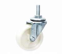 Bánh xe R vít PP trằng không khóa