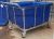 Xe đẩy thùng nhựa dung tích lớn 300 lít (KT: 1120 x 910 x 410 mm)