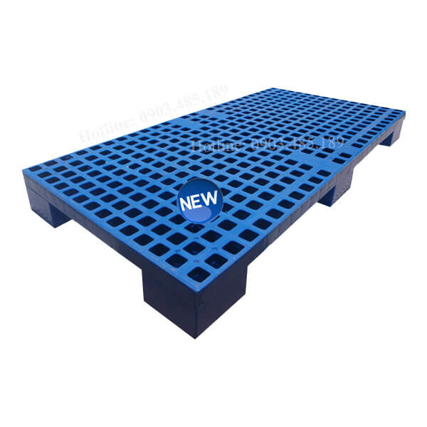 Pallet nhựa lót sàn có chân ( KT : 1000 x 500 x 90 mm )