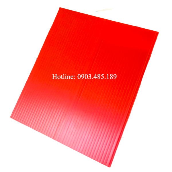 Tấm nhựa PP Danpla màu đỏ ( KT : 2440 x 1220 x 2 đến 8 mm )