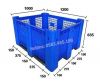 Thùng nhựa rỗng có rãnh nâng hạ ( kt: 1200 x 1000 x 635 mm ) - anh 2